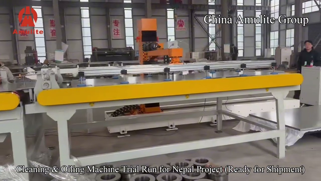 Automatic Template Cleaning & Mold Oiling Machine for Fiber Cement Boards | Amulite