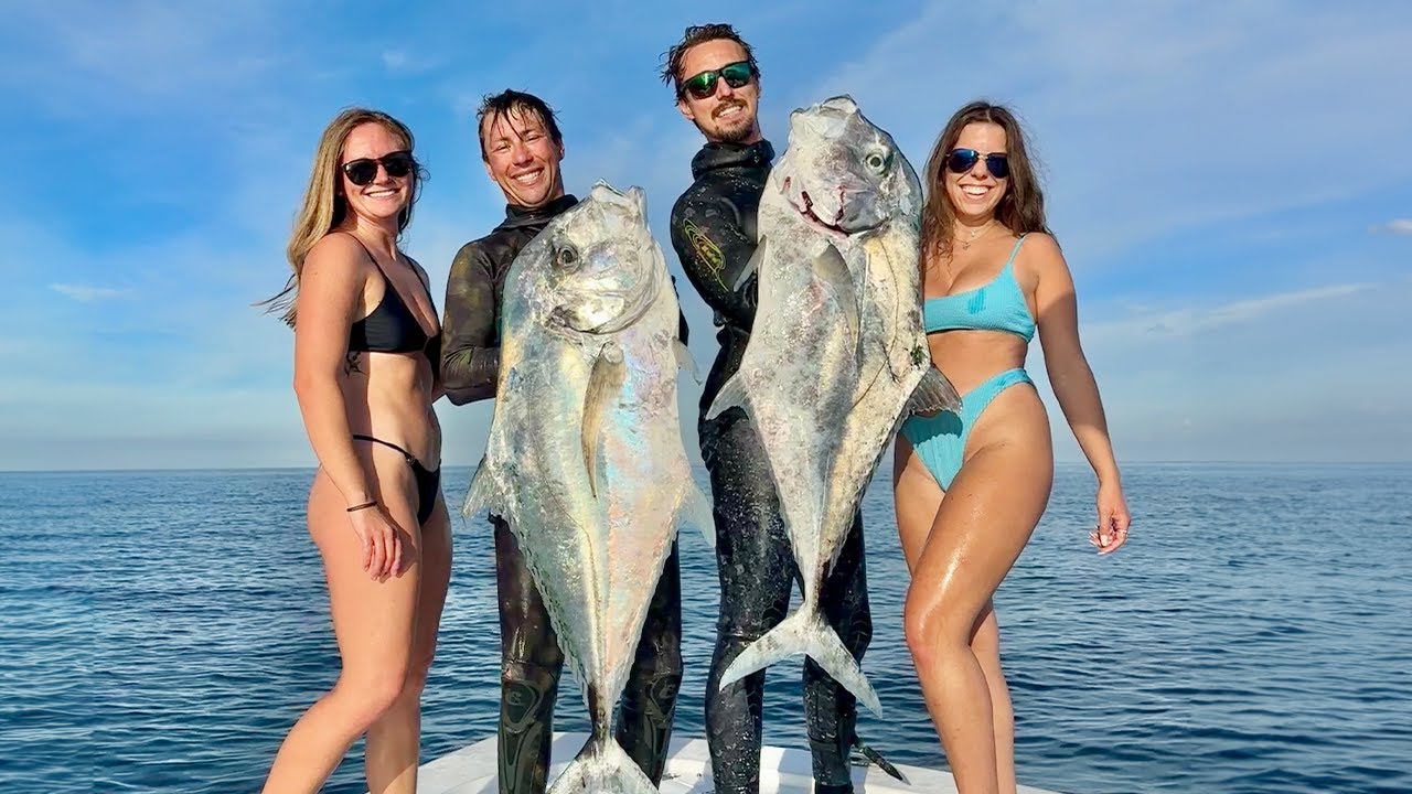 Spearfishing AFRICAN POMPANO in the Florida Keys!