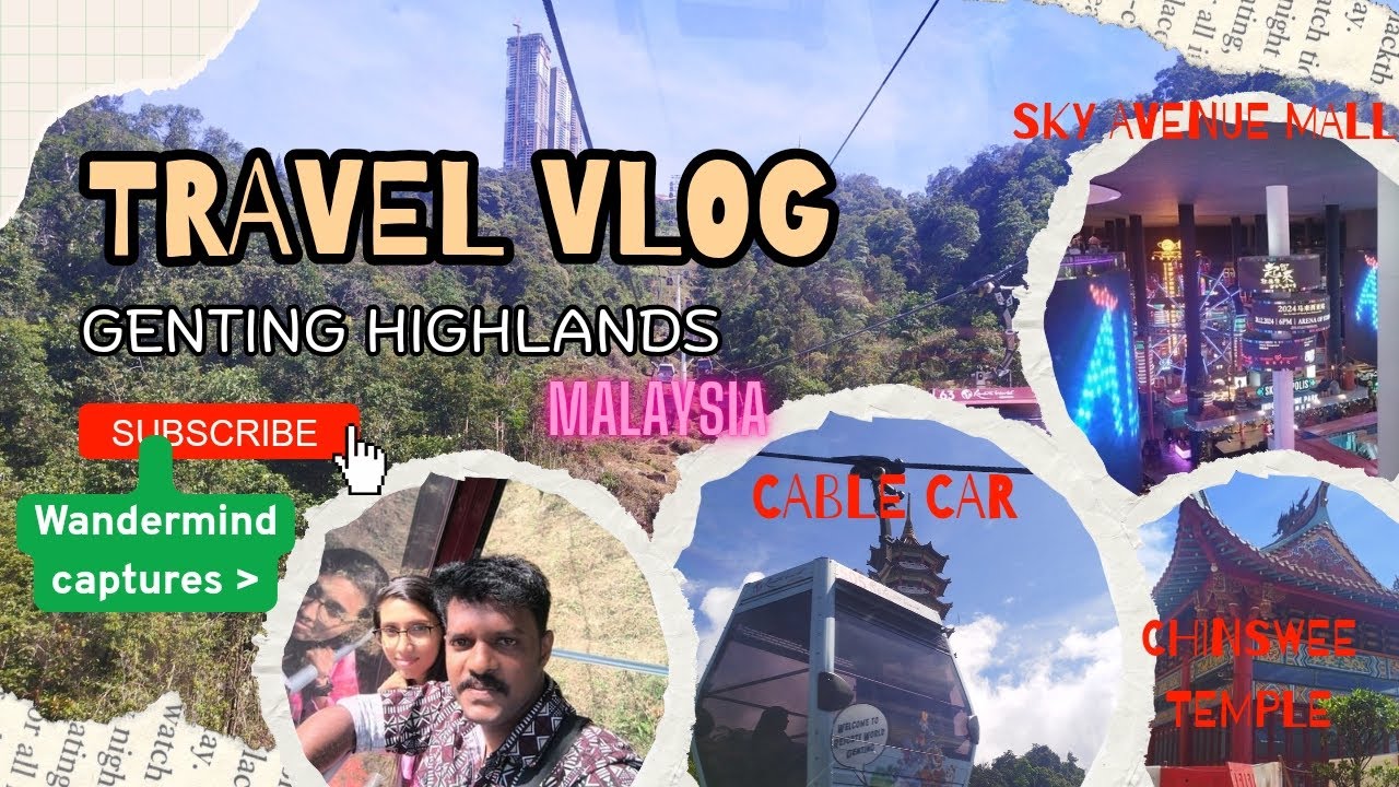 Genting Highlands Malaysia | Breathtaking Cable Car Ride, Chin Swee Temple & SkyAvenue Mall Tour 🎢⛅🚠