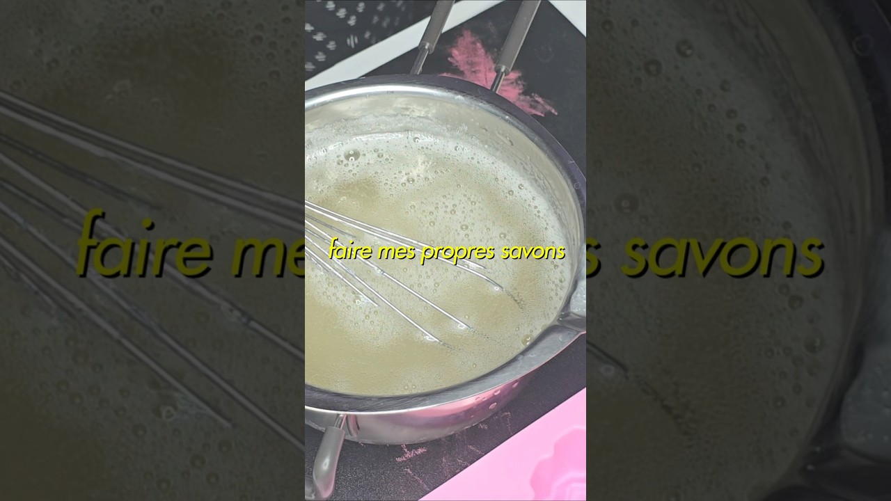 vid&eacute;o compl&egrave;te bient&ocirc;t #teintbio #diysoap#selfcare