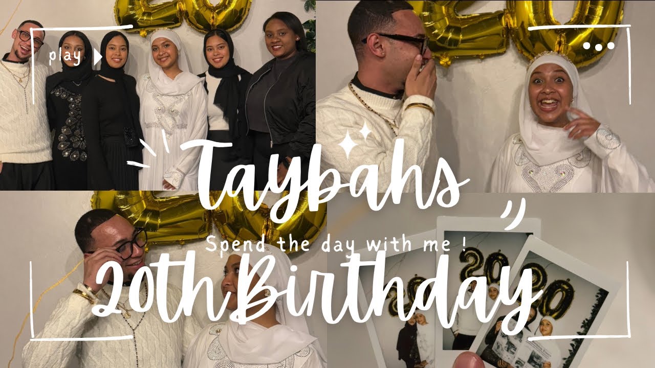Spend Taybah’s 20th birthday with me! 🤍😱