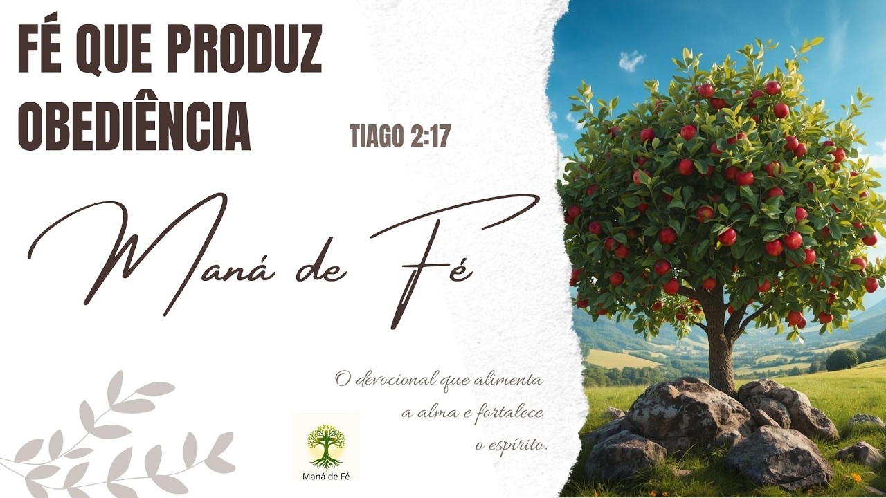 Fé que Produz Obediência | Devocional Maná de Fé – MF #036/26 | Tiago 2:17