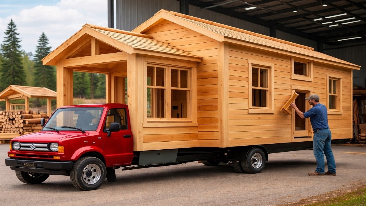 Old Pickup Truck → Custom Camper! Young Carpenter’s Amazing DIY Conversion