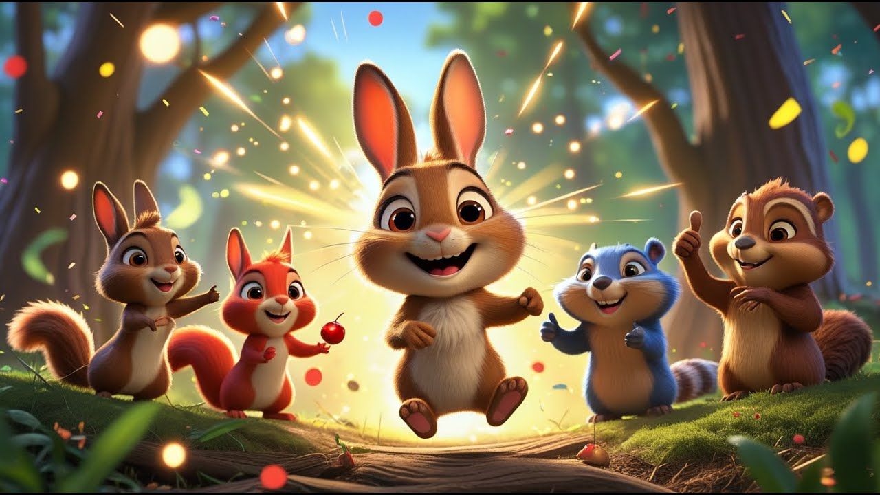 El Conejo Saltín y la Ayuda 🐰 | 🌟 Una fábula divertida sobre ayudar y ser valiente 🐰🌟