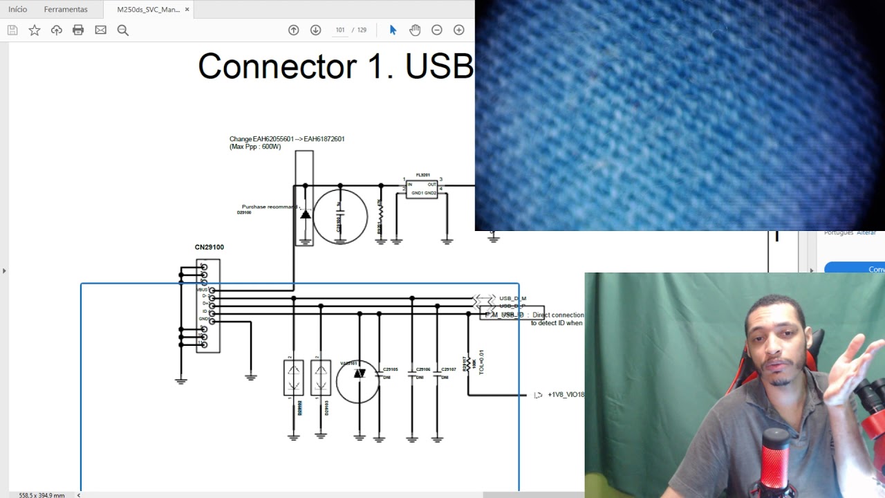 k10 2017 não carrega Jumper no Conector de carga LG m250ds + Leitura do setor charger