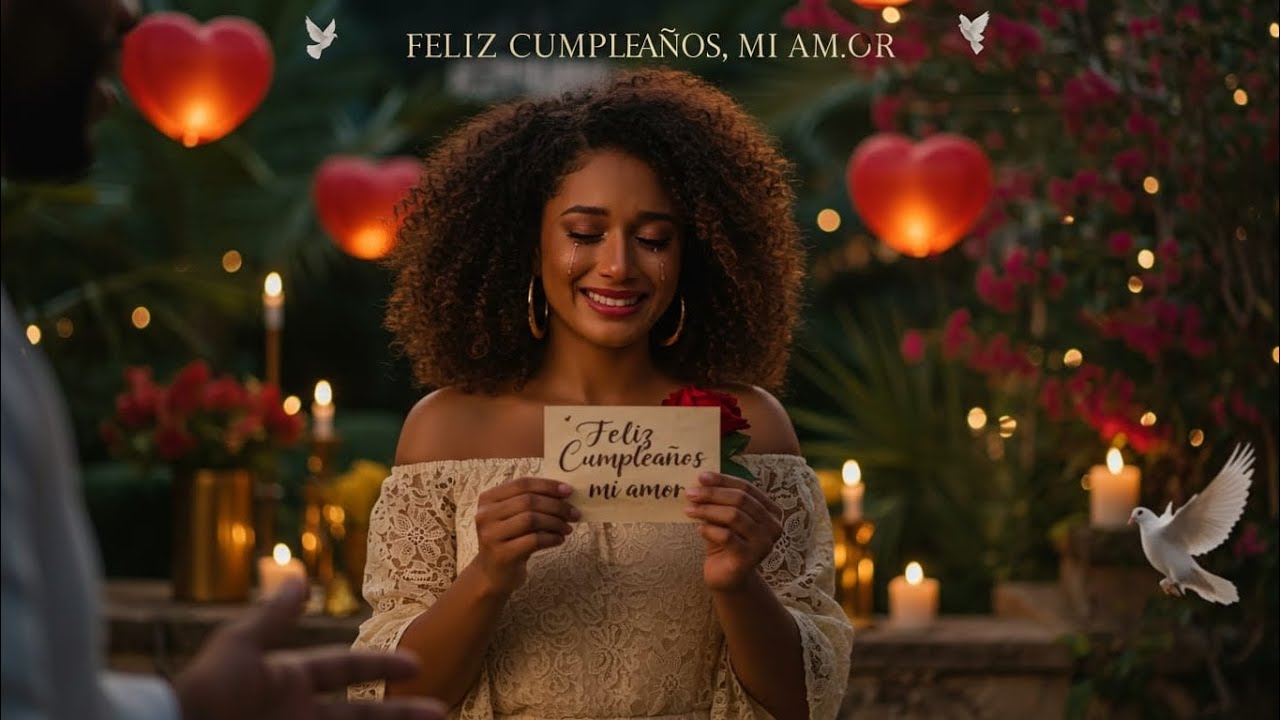 👉 Feliz Cumpleaños, Mi Amor 🎂❤️ | Una Canción para Dedicar | Bachata Moderna (Lyric Video Oficial)