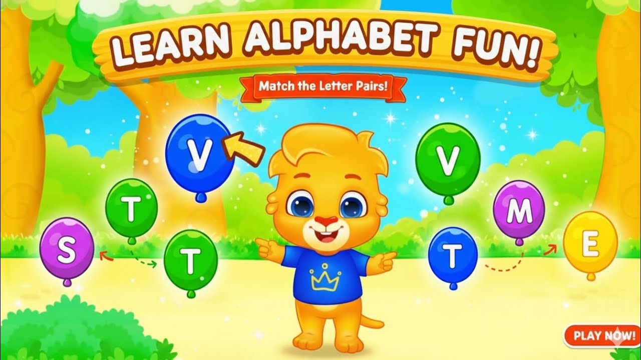 Pop the Balloons! 🎈 Fun Way to Learn ABCD#youtubevideo #learning #alphabet