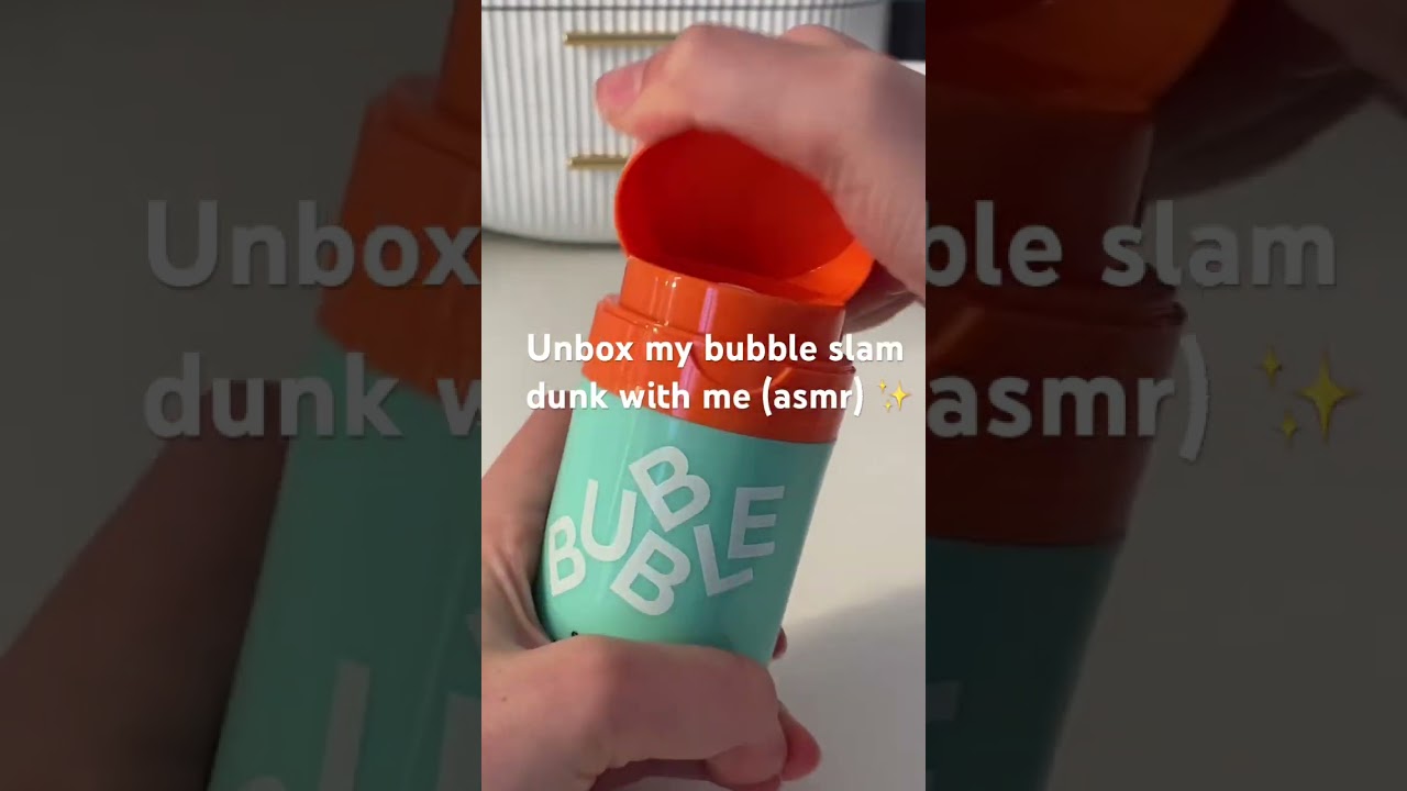 Unbox my bubble slam dunk with me (asmr) ✨ #unboxing #bubble #asmr