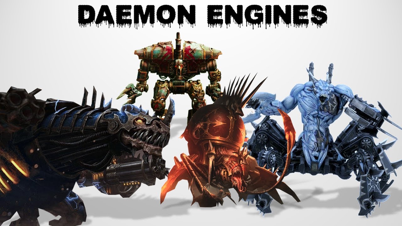 10 ужасающих демонических машин Хаоса Неделимого (Warhammer 40K)