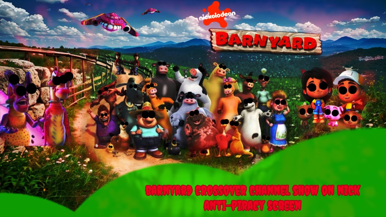 barnyard crossover channel show on nick anti-piracy screen