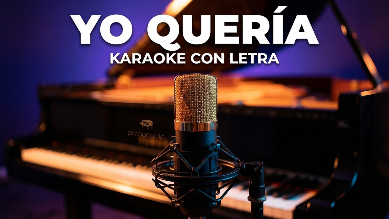 Cristian Castro - Yo quer&iacute;a (Karaoke con piano)