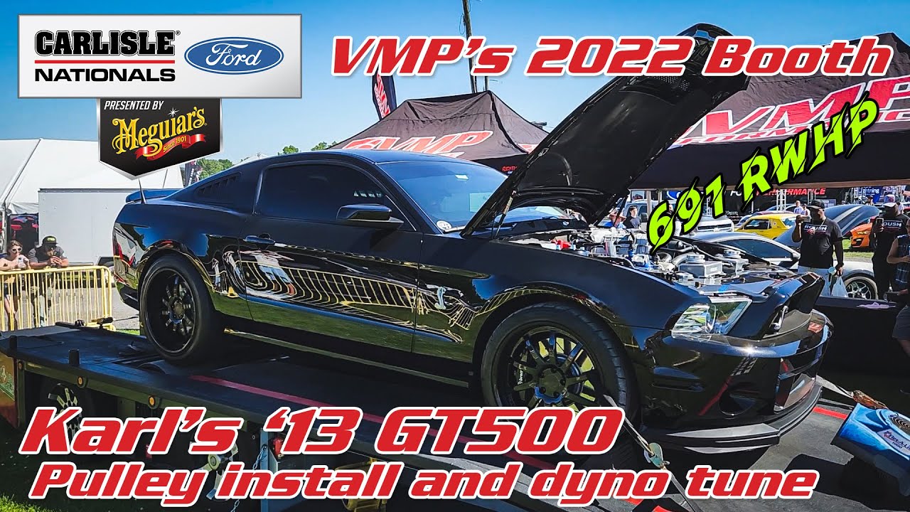 Carlisle Ford Nationals '13 GT500 Pulley Install and Dyno Tune ||  Events