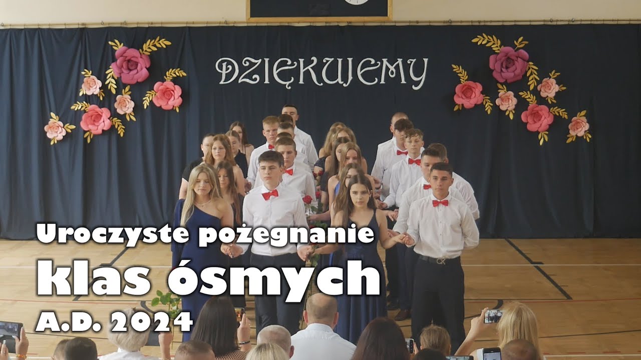 Polonez na pożegnanie klas ósmych