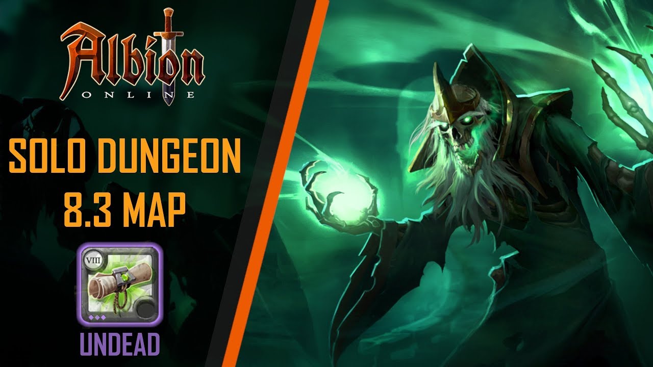 Albion Online | 8.3 Solo Random Dungeon | Undead Dungeon - PVE Badon Build