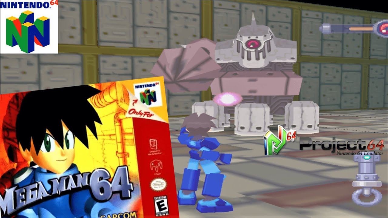 Mega Man 64 (2001) Nintendo 64 Gameplay in HD (Project 64)