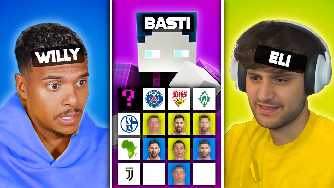 FUSSBALL TIC TAC TOE ⚽️❌ mit Eli, BastiGHG & Willy