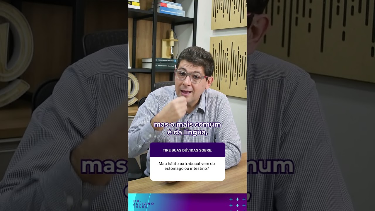 Mau hálito extrabucal vem do estômago ou intestino?