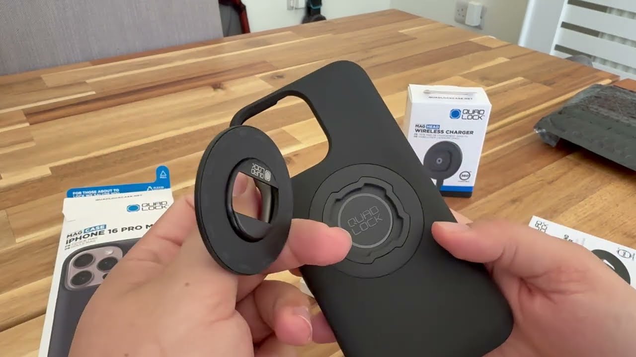 Unboxing Quad Lock package for IPhone 16 Pro Max
