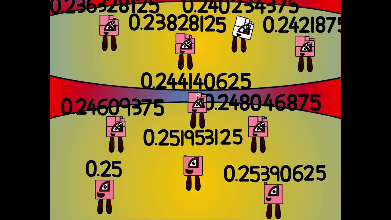 Numberblocks band 512ths 13