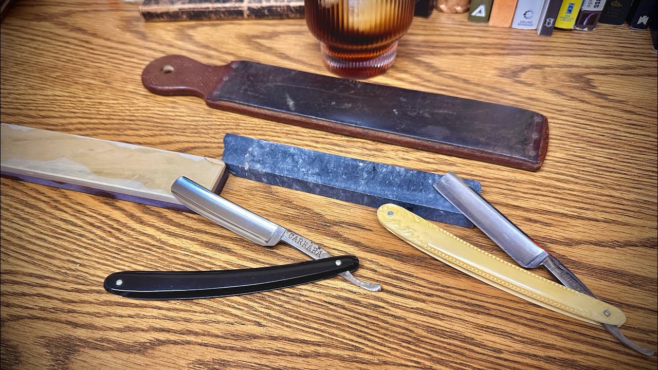 Refinish a Barbers Leather Strop -  Vintage Restoration