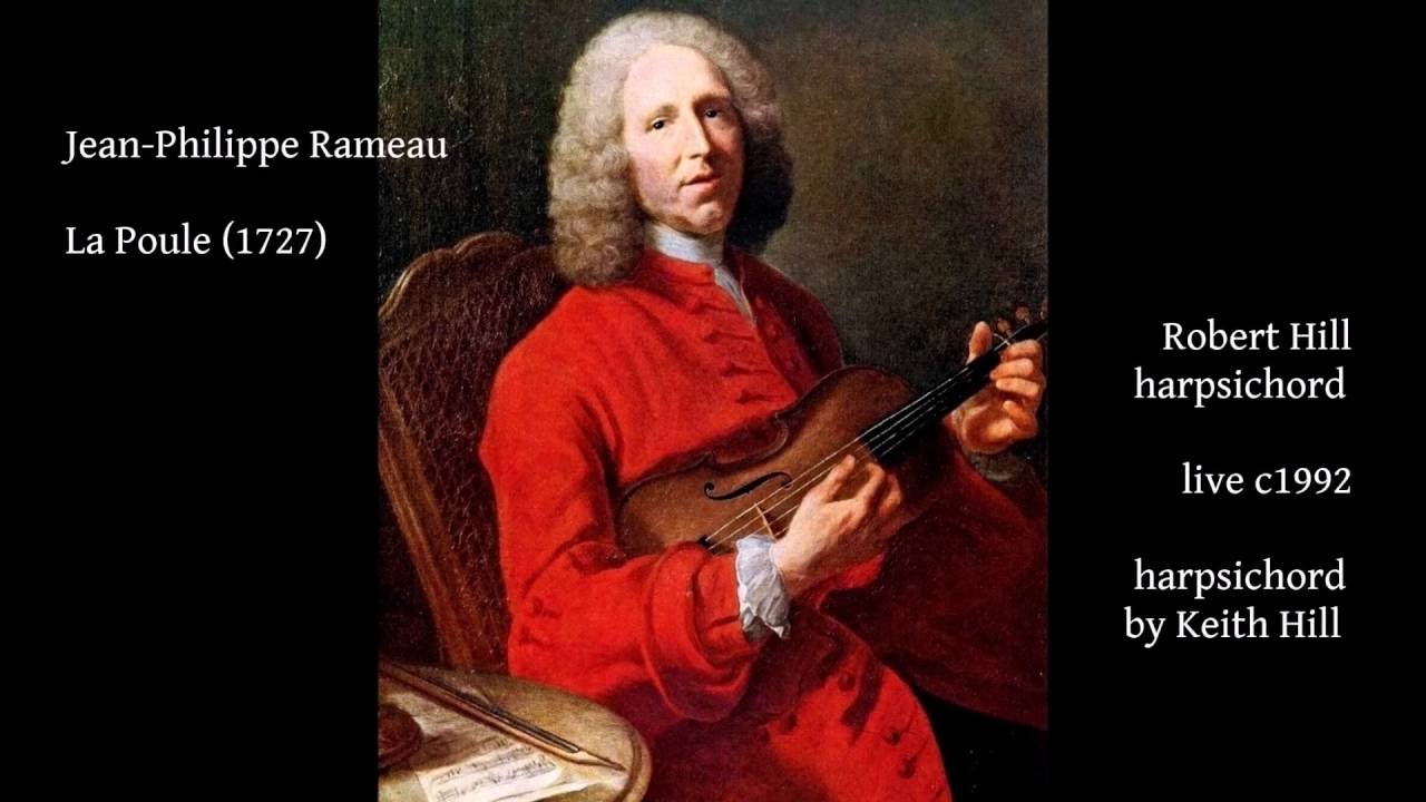 J-Ph Rameau: La Poule (The Hen).  Robert Hill, harpsichord (live, 1992)