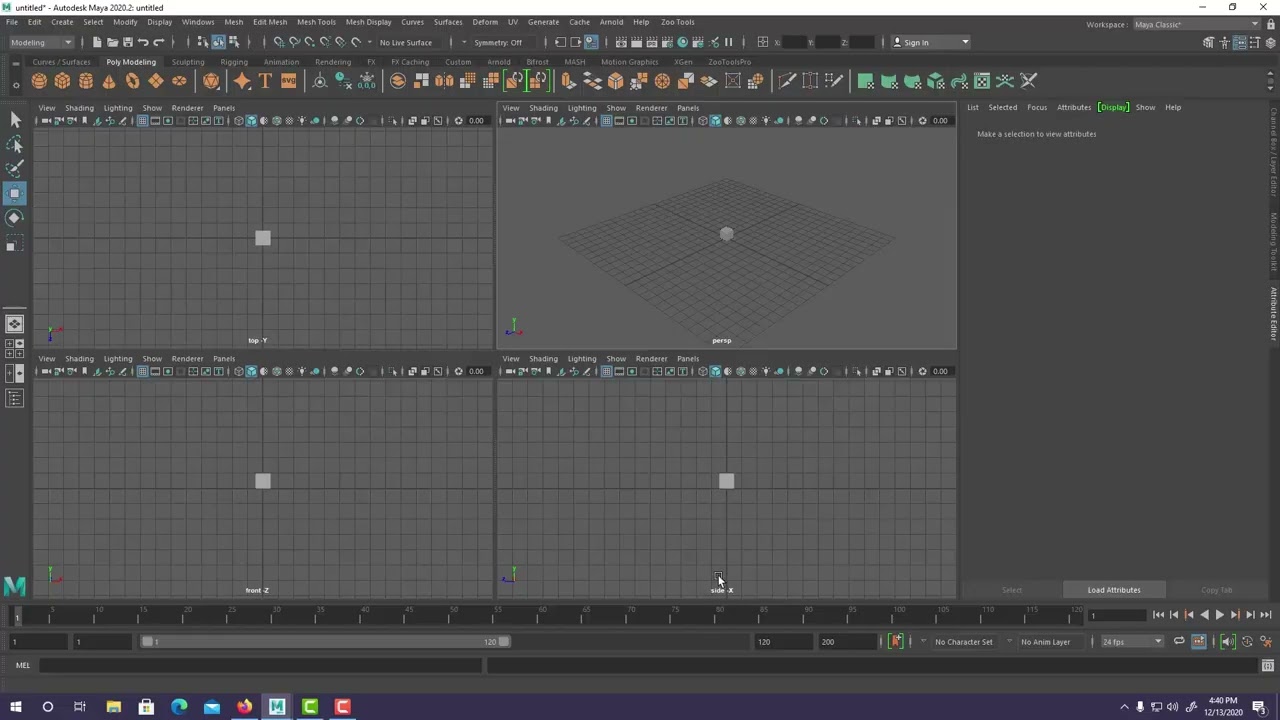 FTM Autodesk Maya Lesson 3