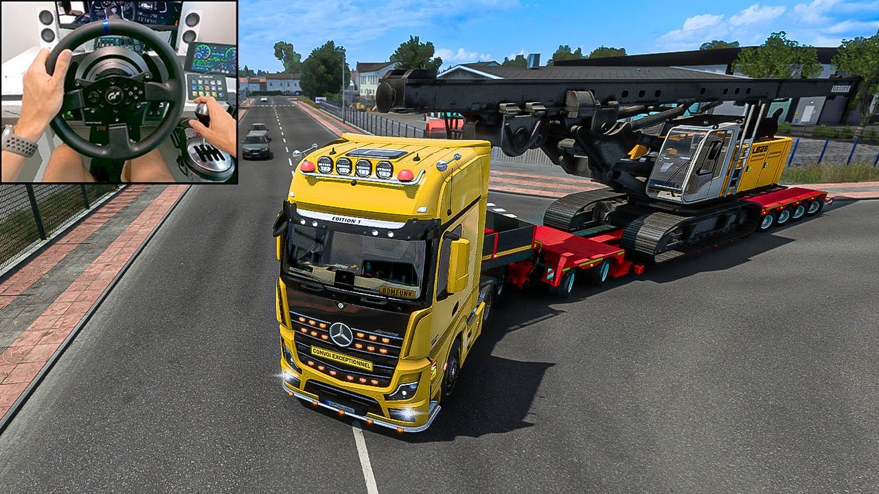 🚨LIVRAISON SPÉCIALE - FOREUSE DE 68 TONNES (Euro Truck Simulator 2)