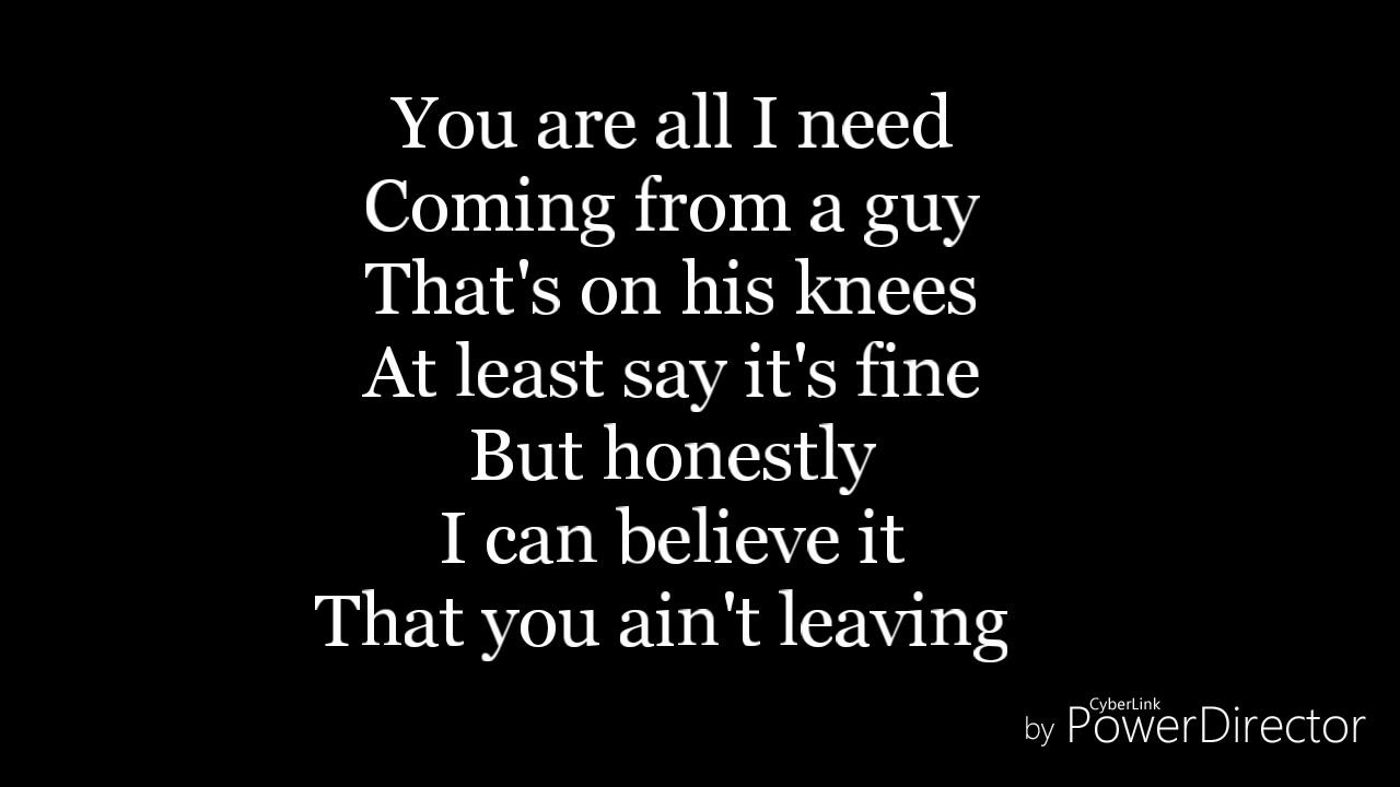 Does it matter-lyrics-janieck
