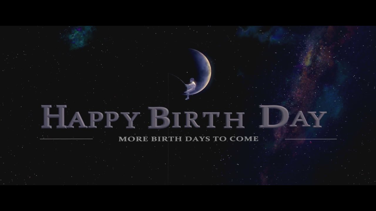 HAPPY B-DAY DISNEY MOVIE INTRO | FREE TO USE #HAPPYBIRTHDAY