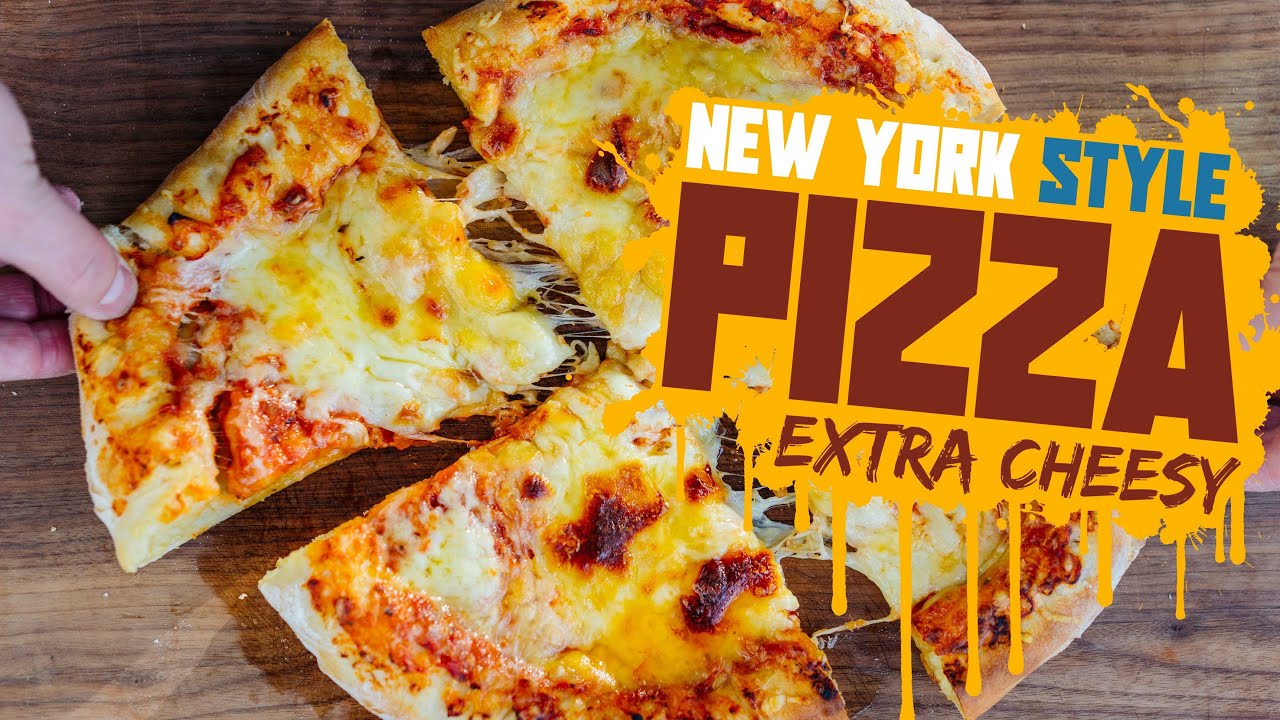 New York Style Pizza - CHEESY CRUST PIZZA vom Gas Kugelgrill Arosa 570 G