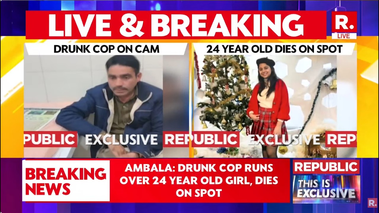 Ambala BREAKING LIVE: Drunk Cop Runs Over 24-Year-old Girl, Dies On Spot And Family Demands Action