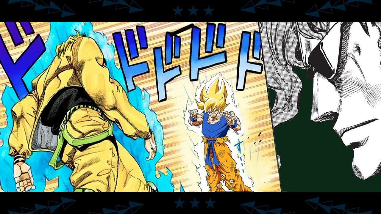 Goku Stops Dio (Manga Parody)
