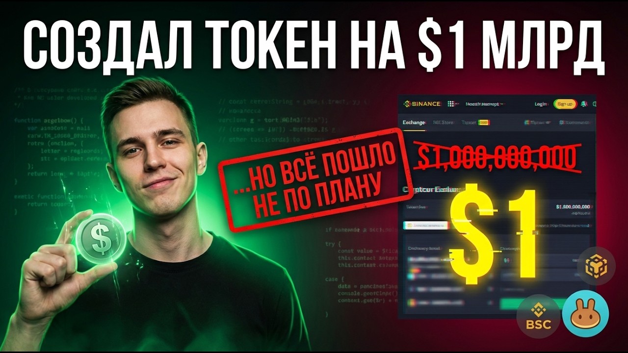 Создаем свой токен ERC20 и делаем ему капитализацию 1 000 000 000 USD
