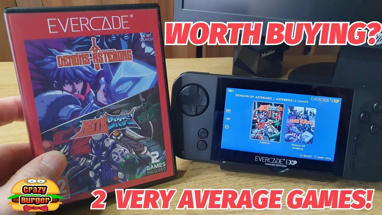 Evercade Dual Cart - Astebros & Demons Of Asteborg! Is This Cart Worth Buying? 2 Very Average Games.
