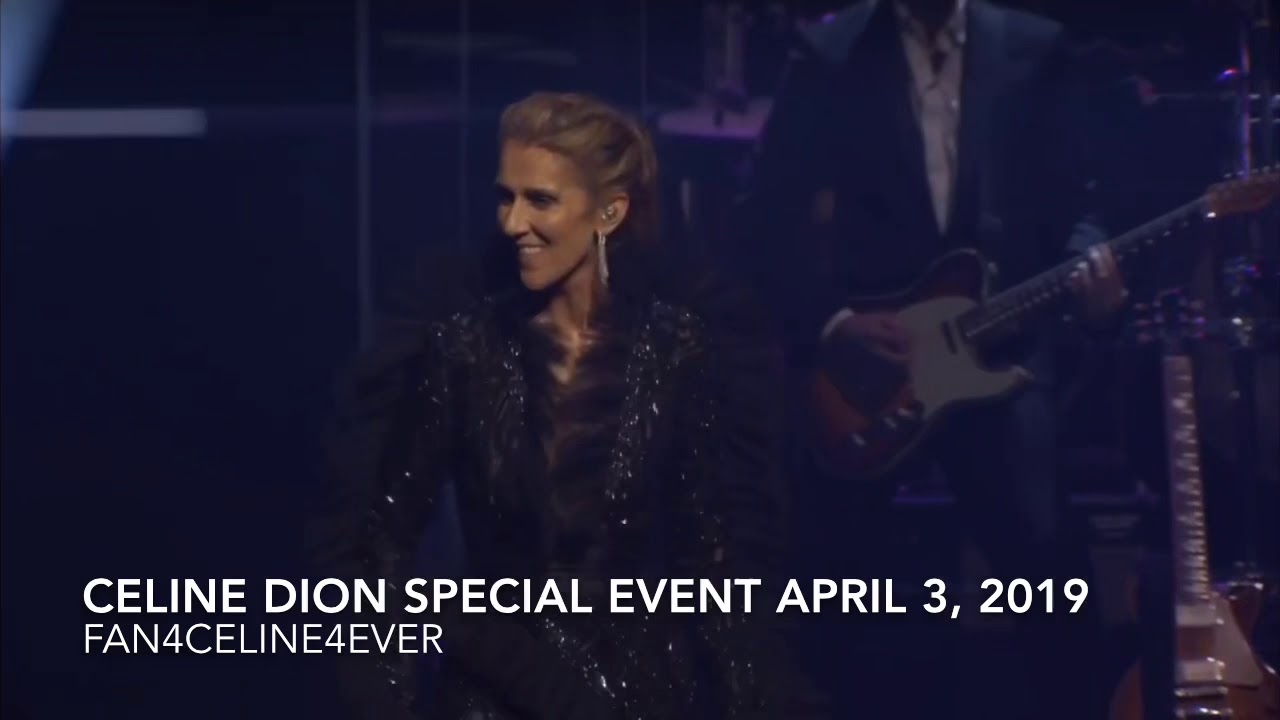 Celine Dion Special in Los Angeles,California April 3, 2019 Part 1