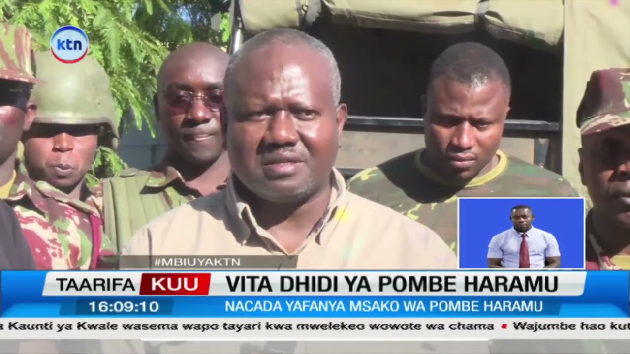 Maafisa wa NACADA waongoza operesheni ya mashirika mengi kunasa pombe haramu