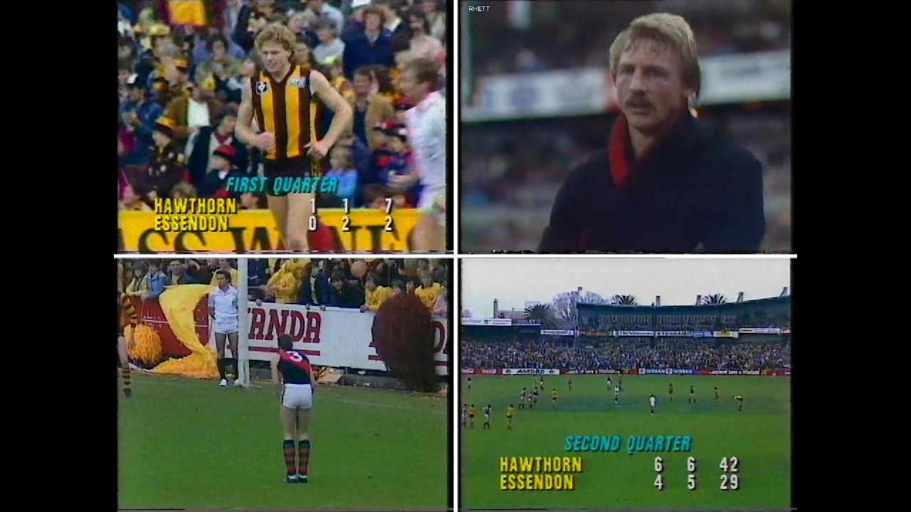 Round 12 1984 Hawthorn v Essendon (24mins)
