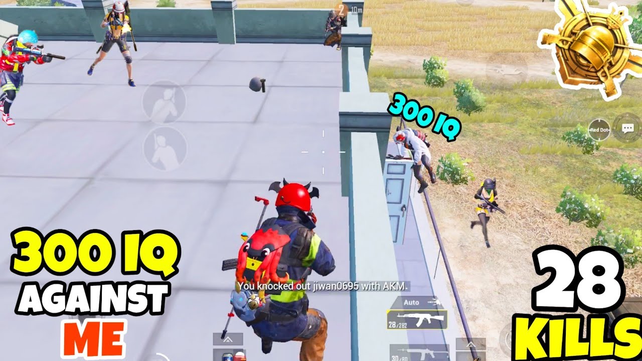 Pro Conqueror Player Tried To Use My 300 IQ Trick AGAINST Me in PUBG MOBILE • 28 KILLS • PUBGM HINDI