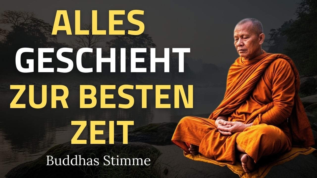 Was Wirklich DEIN Ist Kommt Zur Richtigen Zeit | Buddha Lehre
