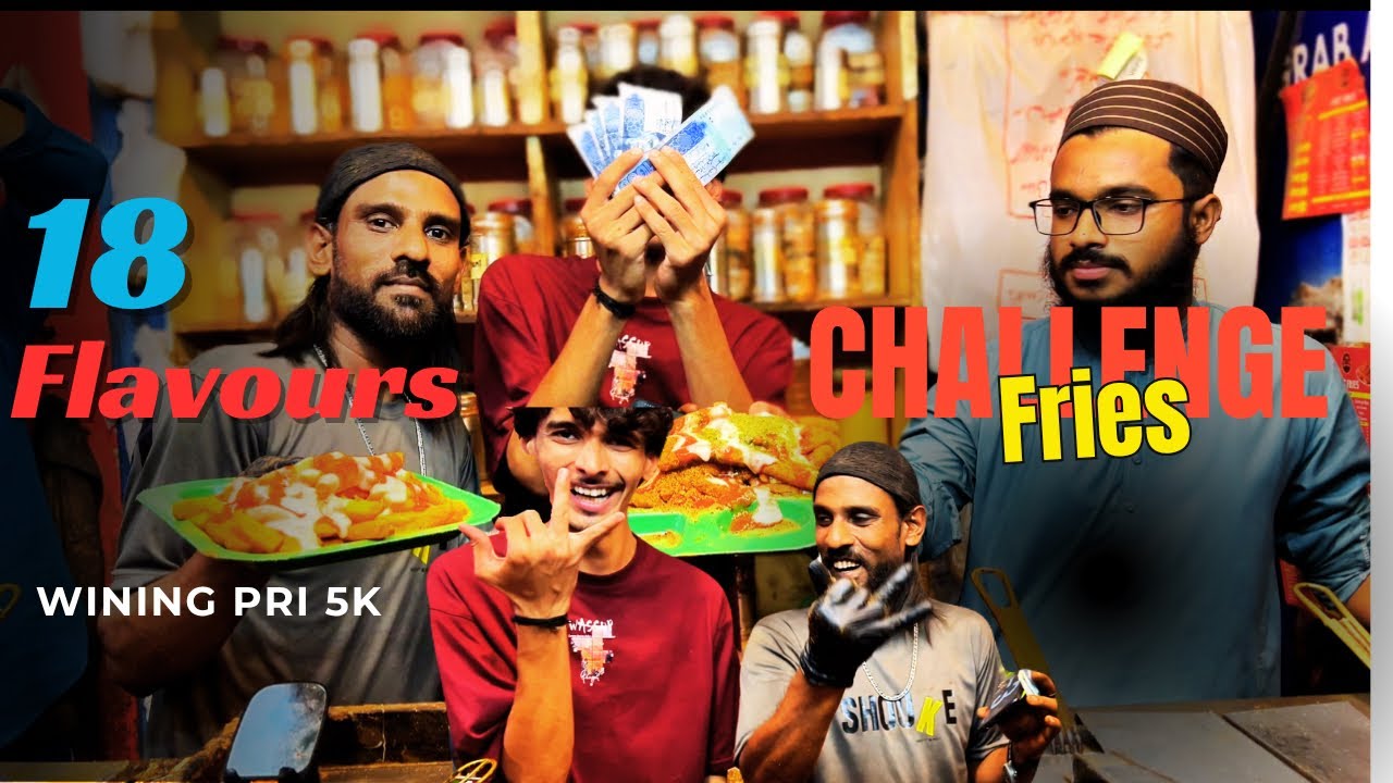 HMT Challenge Fries 18 Flavours Full Spicy