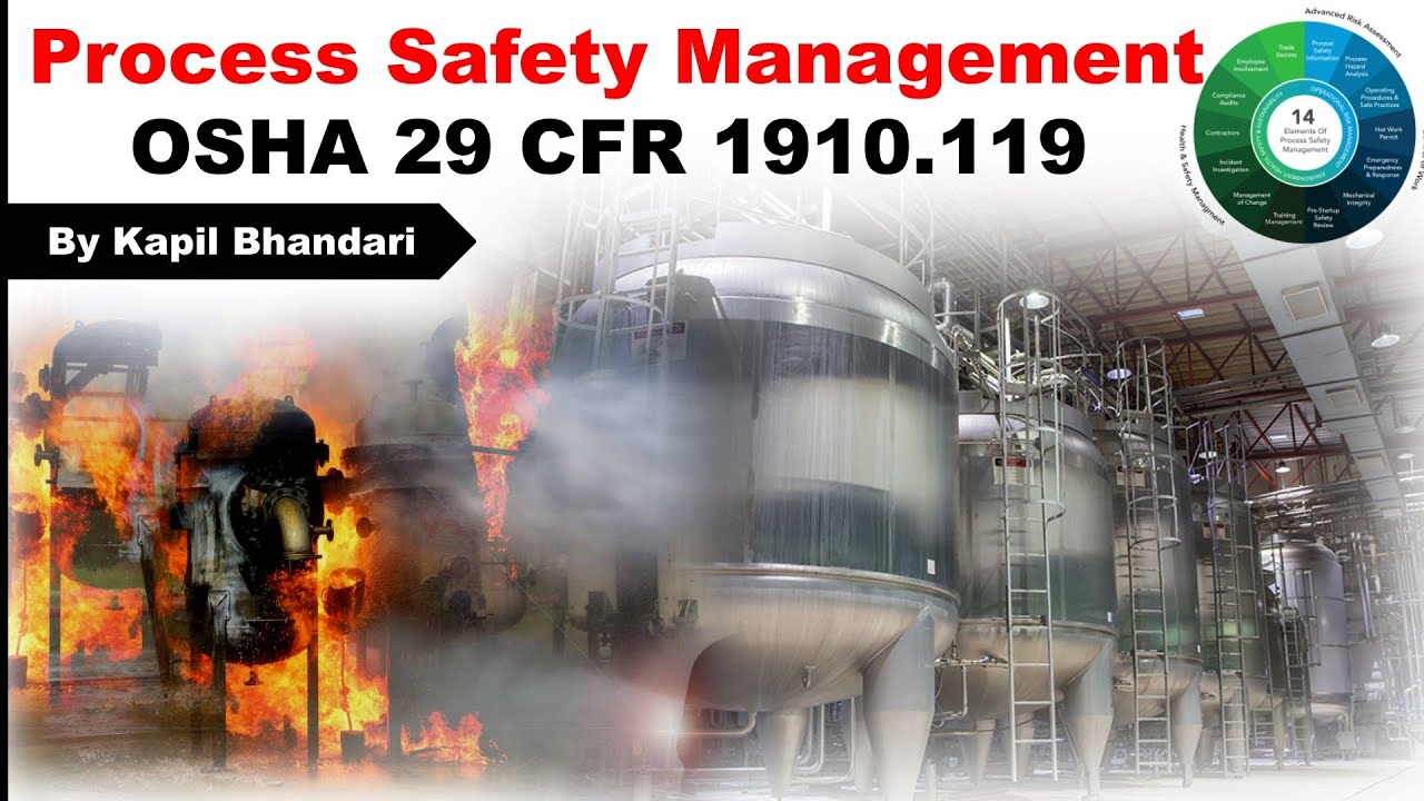 Process Safety Management | Personal Vs Process Safety | Technical Safety | OSHA 29 CFR 1910.119 🔥🔥🔥
