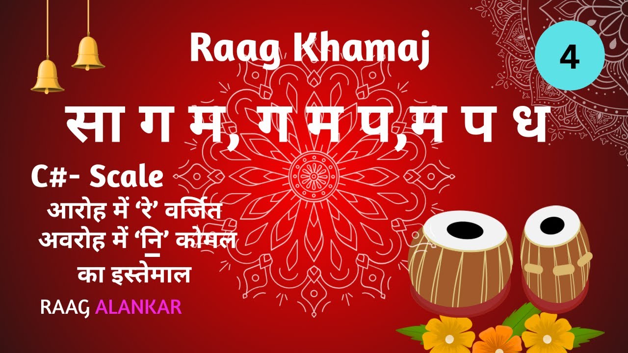 Raag Khamaj - Alankar 4 | C# Scale | Riyaz Alankar | Raag Alankar @HindustaniClassical