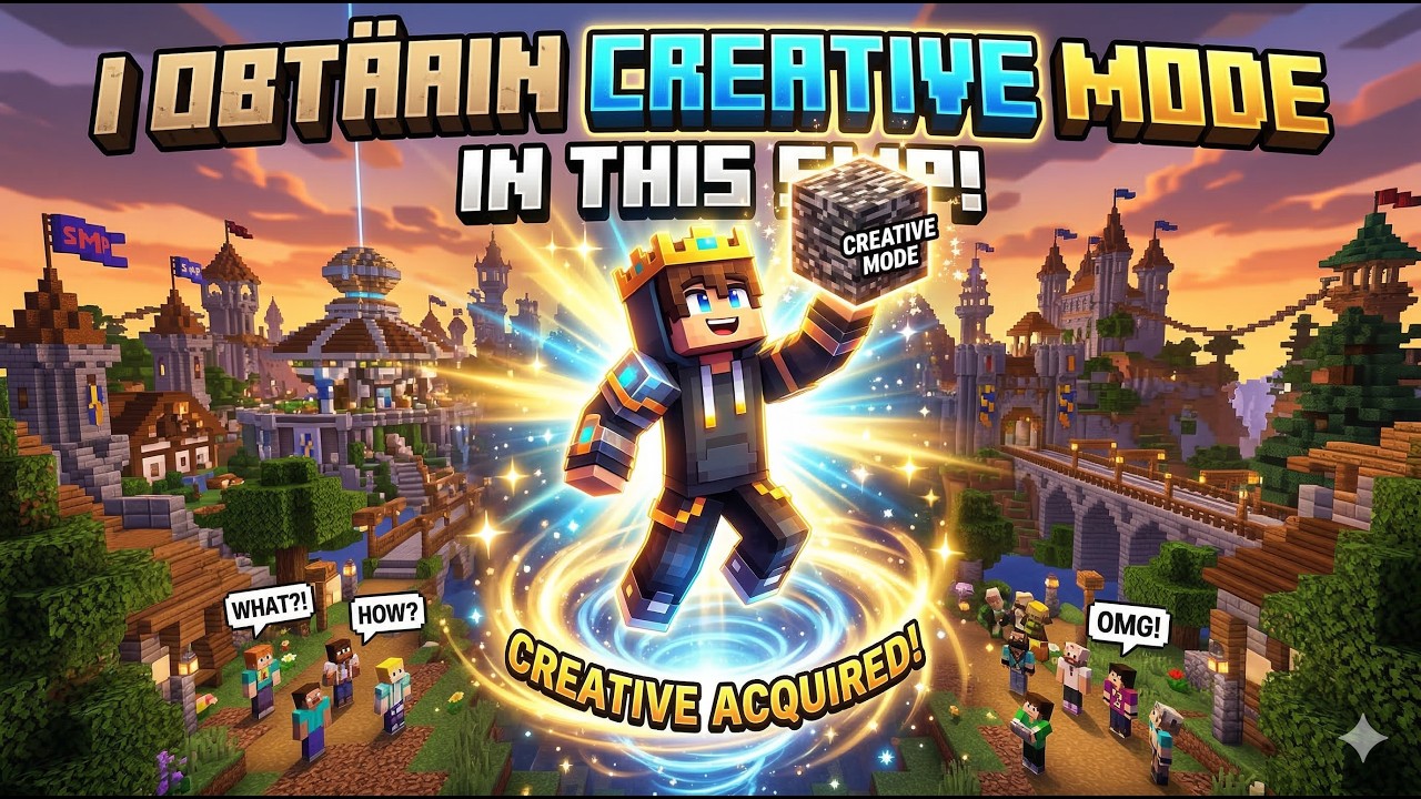 I obtain creative mode in this SMP