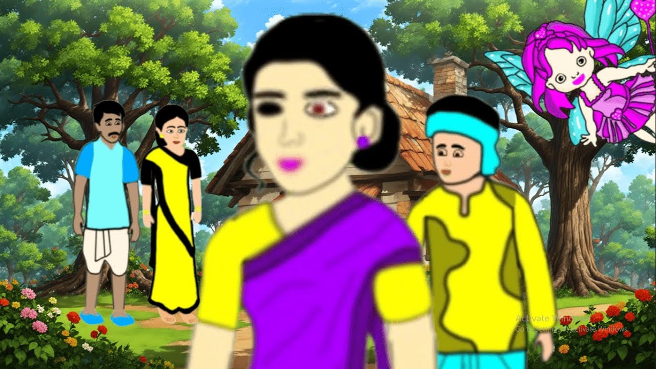 এক কাঠুরিয়া ও তার অন্ধ বৌয়ের হৃদয়ছোঁয়া গল্প | রূপকথার গল্প | Bangla Cartoon Video | Moral Story
