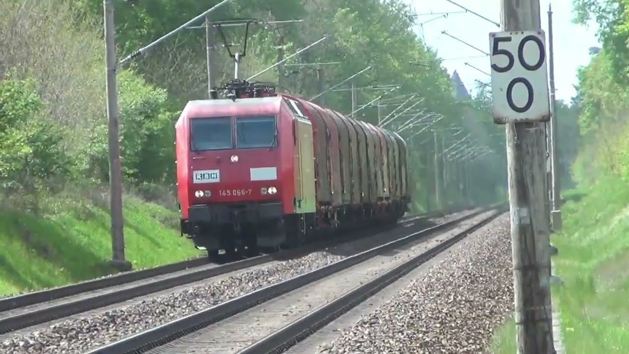 Freight train with 145 066 7 from RBH on its way to Poland  #145 #cargo #trainspotting