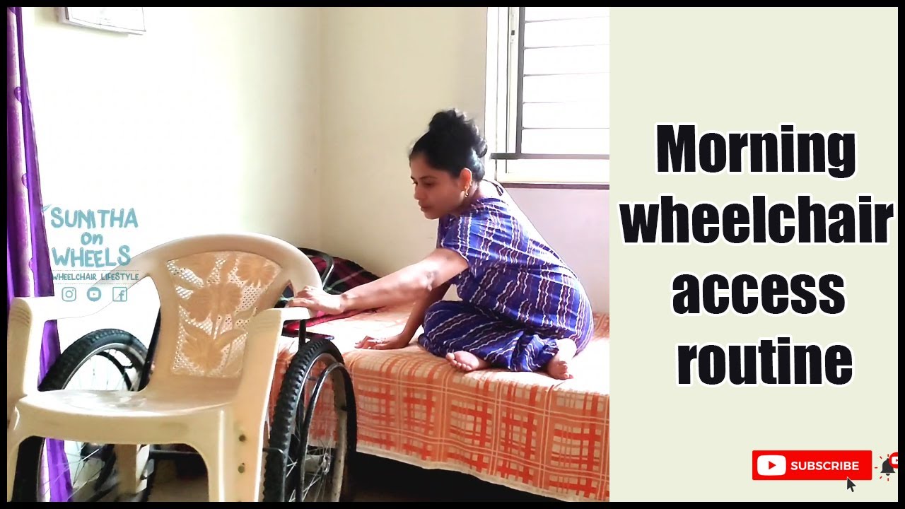 Morning Daily Wheelchair Access Routine I Bed To Floor Transfer I Floor To Bed Transfer