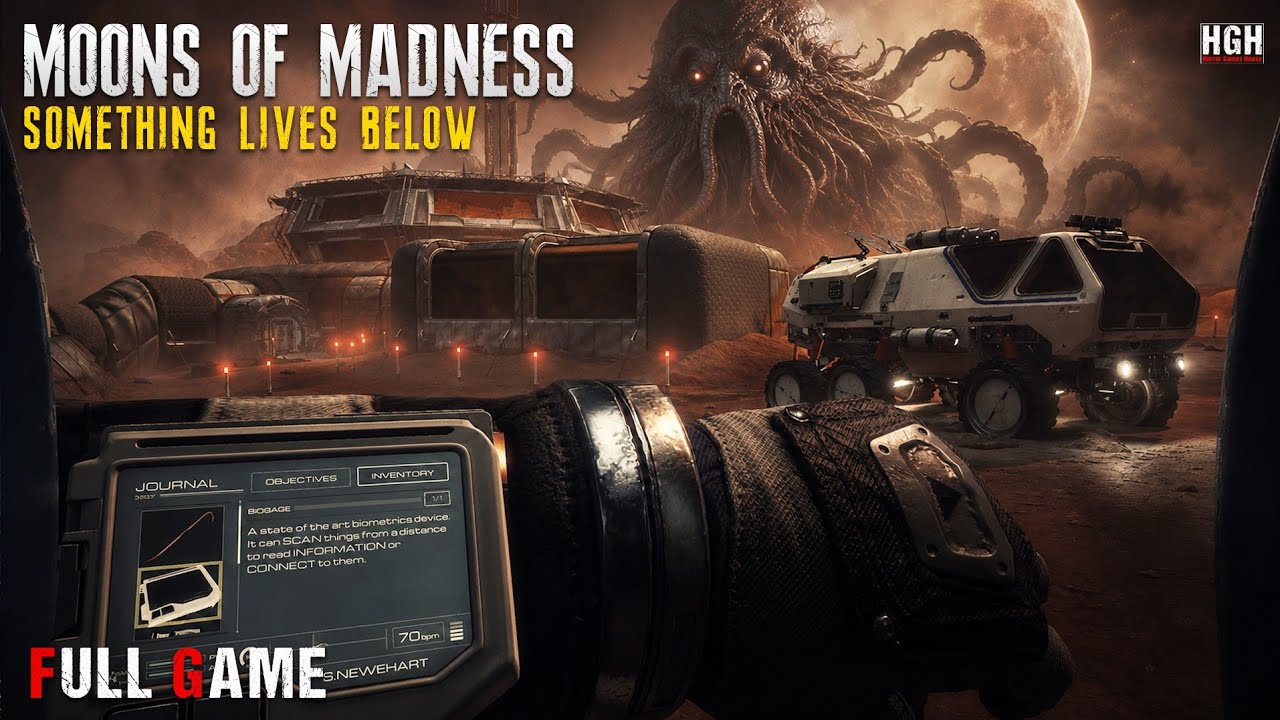 MOONS OF MADNESS &ndash; A Lovecraftian Horror on Mars | Full Game Walkthrough Gameplay| No Commentary