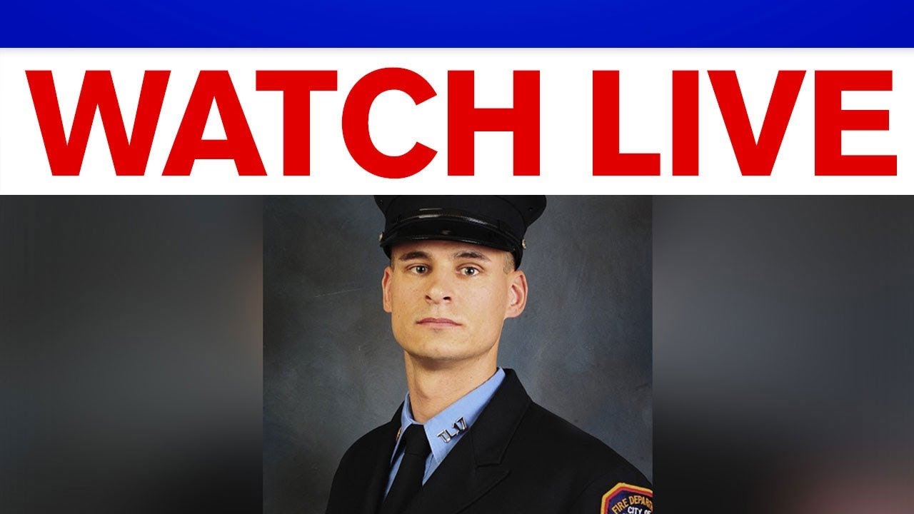 Funeral for fallen Marine and FDNY firefighter Christopher Slutman