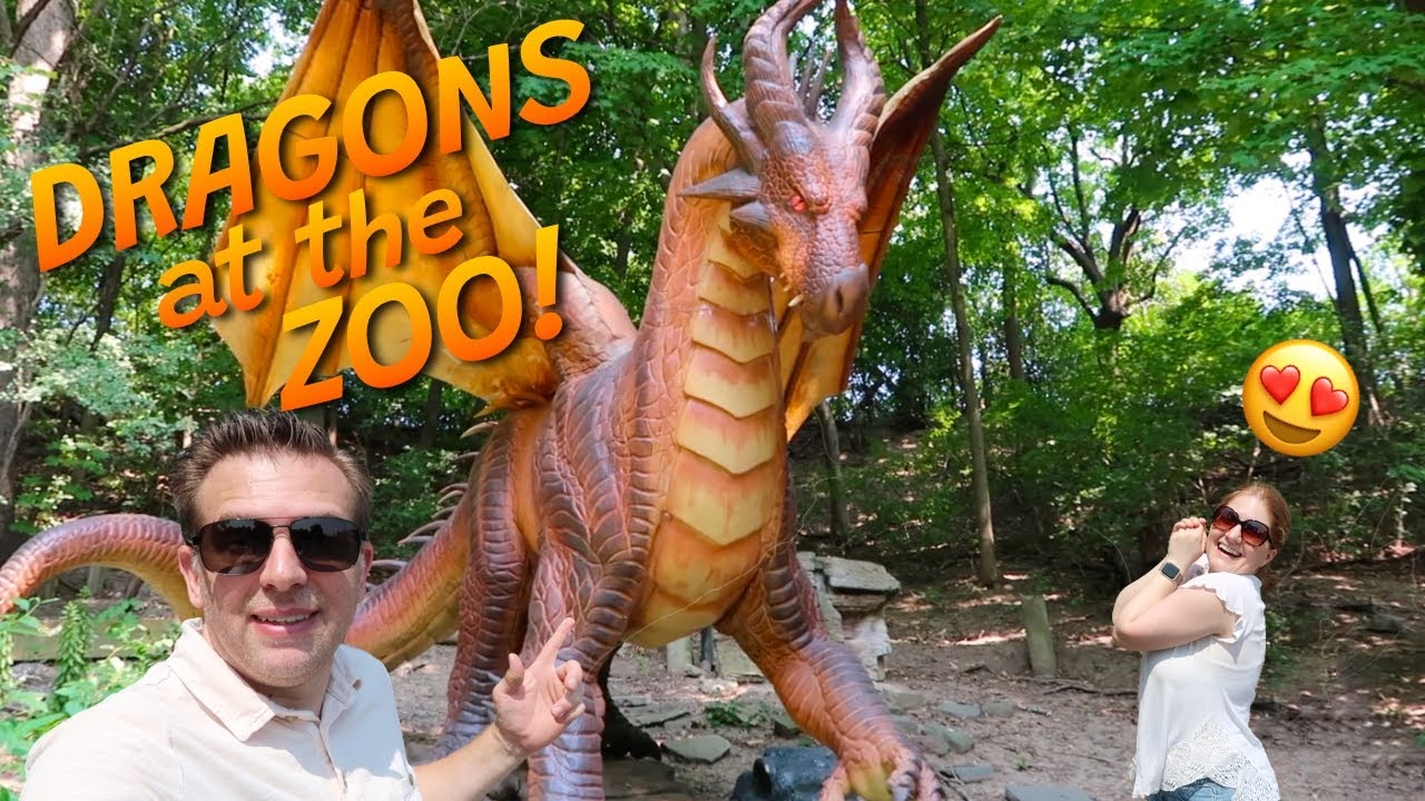 Animatronic DRAGONS at the Syracuse zoo?? Yes, please!