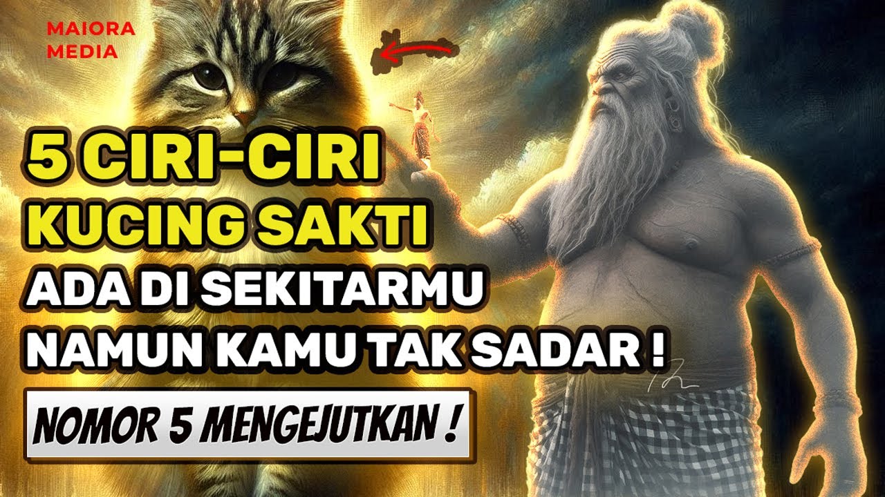 JANGAN SAKITI NANTI CELAKA❗ 5 Ciri-Ciri Kucing Sakti Di Sekitarmu!🔥🔥